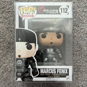Funko Pop! Games Marcus Fenix Vinyl Figure - Black and Gray